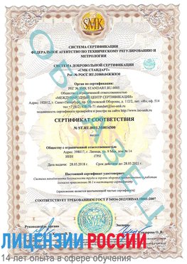 Образец сертификата соответствия Нижняя Тура Сертификат OHSAS 18001