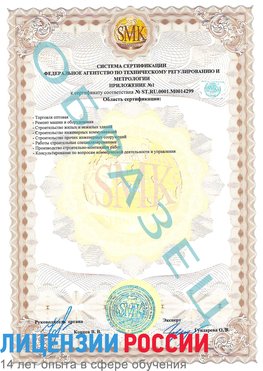 Образец сертификата соответствия (приложение) Нижняя Тура Сертификат ISO 14001