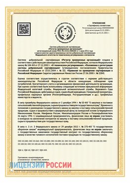 Приложение к сертификату для ИП Нижняя Тура Сертификат СТО 03.080.02033720.1-2020